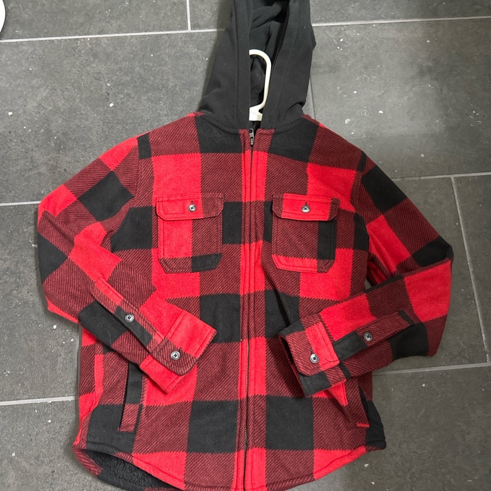 Urban Pipeline kids medium flannel winter coat